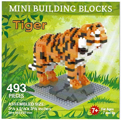mini building blocks animals